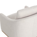 Hospitality furniture - White Linen Swivel Lounge Chair - www.oroatrade.com