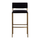 Hospitality furniture - Black Fabric Bar Stool - www.oroatrade.com