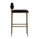 Hospitality furniture - Black Fabric Bar Stool - www.oroatrade.com