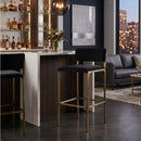 Hospitality furniture - Black Fabric Bar Stool - www.oroatrade.com