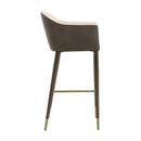 Hospitality furniture - Cream Leather Bar Stool - www.oroatrade.com