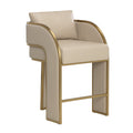 Hospitality furniture - 3-Legged Leather Counter Stool - www.oroatrade.com