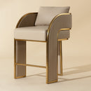 Hospitality furniture - 3-Legged Leather Counter Stool - www.oroatrade.com