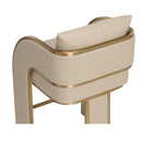 Hospitality furniture - 3-Legged Leather Counter Stool - www.oroatrade.com