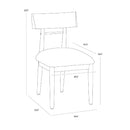 Hospitality furniture - Light Oak Dining Chairs (2) - www.oroatrade.com