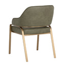 Hospitality furniture - Curved-Back Leather Dining Armchair - www.oroatrade.com