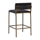 Hospitality furniture - Black Fabric Counter Stool - www.oroatrade.com