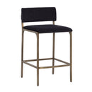 Hospitality furniture - Black Fabric Counter Stool - www.oroatrade.com