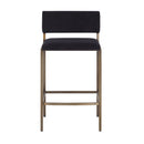 Hospitality furniture - Black Fabric Counter Stool - www.oroatrade.com