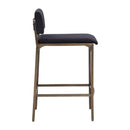 Hospitality furniture - Black Fabric Counter Stool - www.oroatrade.com