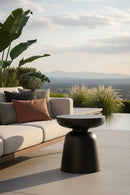 Black Indoor/Outdoor End Table | Splendido Lucida | Oroa.com