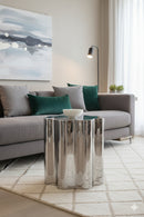 Silver Organic-Shaped Side Table | Splendido Dahlia | Oroa.com