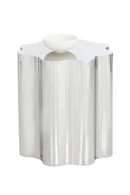 Silver Organic-Shaped Side Table | Splendido Dahlia | Oroa.com