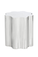 Silver Organic-Shaped Side Table | Splendido Dahlia | Oroa.com