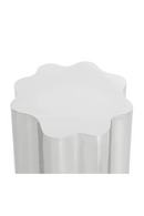 Silver Organic-Shaped Side Table | Splendido Dahlia | Oroa.com