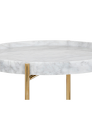 White Marble End Table | Splendido Liv | Oroa.com