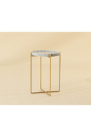 White Marble End Table | Splendido Liv | Oroa.com