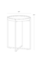 White Marble End Table | Splendido Liv | Oroa.com