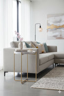 White Marble End Table | Splendido Liv | Oroa.com