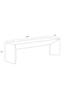 Concrete Outdoor Bench | Splendido Nomad | Oroa.com