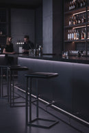 Leather Look Cantilevered Bar Stool | Splendido Boone | Oroa.com