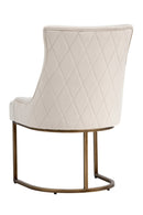 Bronze Cantilever Fabric Dining Chairs (2) | Splendido Florence | Oroa.com
