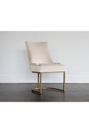 Bronze Cantilever Fabric Dining Chairs (2) | Splendido Florence | Oroa.com