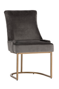 Bronze Cantilever Fabric Dining Chairs (2) | Splendido Florence | Oroa.com