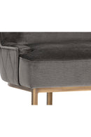 Bronze Cantilever Fabric Dining Chairs (2) | Splendido Florence | Oroa.com