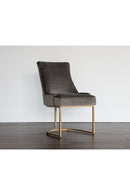 Bronze Cantilever Fabric Dining Chairs (2) | Splendido Florence | Oroa.com