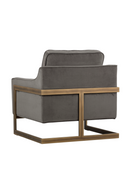 Bronze Frame Cantilevered Lounge Chair | Splendido Kalmin | Oroa.com