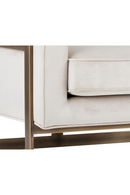 Bronze Frame Cantilevered Lounge Chair | Splendido Kalmin | Oroa.com