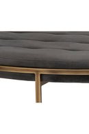 Metal Frame Upholstered Ottoman | Splendido Ethel | Oroa.com