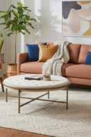 Metal Frame Upholstered Ottoman | Splendido Ethel | Oroa.com