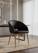 Contract furniture - Gold Frame Barrel Dining Chair - www.oroatrade.com