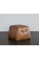 Leather Inspired Cube Ottoman | Splendido Aspen | Oroa.com