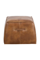 Leather Inspired Cube Ottoman | Splendido Aspen | Oroa.com