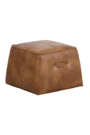 Leather Inspired Cube Ottoman | Splendido Aspen | Oroa.com