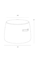 Ottoman with Decorative Handles | Splendido Mitchell | Oroa.com