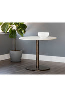 Round Carrara Marble Bistro Table | Splendido Enco | Oroa.com