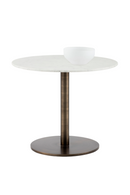 Round Carrara Marble Bistro Table | Splendido Enco | Oroa.com