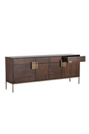 Brown Wooden 4-Drawer Sideboard | Splendido Jade | Oroa.com