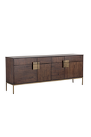 Brown Wooden 4-Drawer Sideboard | Splendido Jade | Oroa.com