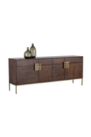 Brown Wooden 4-Drawer Sideboard | Splendido Jade | Oroa.com