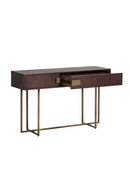 Brown Wooden 2-Drawer Console Table | Splendido Jade | Oroa.com