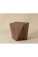 Geometrical Walnut End Table | Splendido Timmons | Oroa.com
