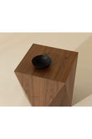 Geometrical Walnut End Table | Splendido Timmons | Oroa.com