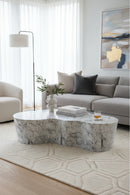 Marble-Look Indoor/Outdoor Coffee Table | Splendido Ava | Oroa.com