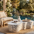 Marble-Look Indoor/Outdoor Coffee Table | Splendido Ava