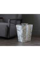 Marble-Look Indoor/Outdoor End Table S | Splendido Ava | Oroa.com